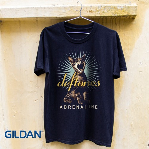 Deftones Adrenaline Cat T-shirt Size S 