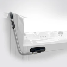 Puri Tech Pivot Top Mount Spa Cover Lift Removal System Reinforced, Silver