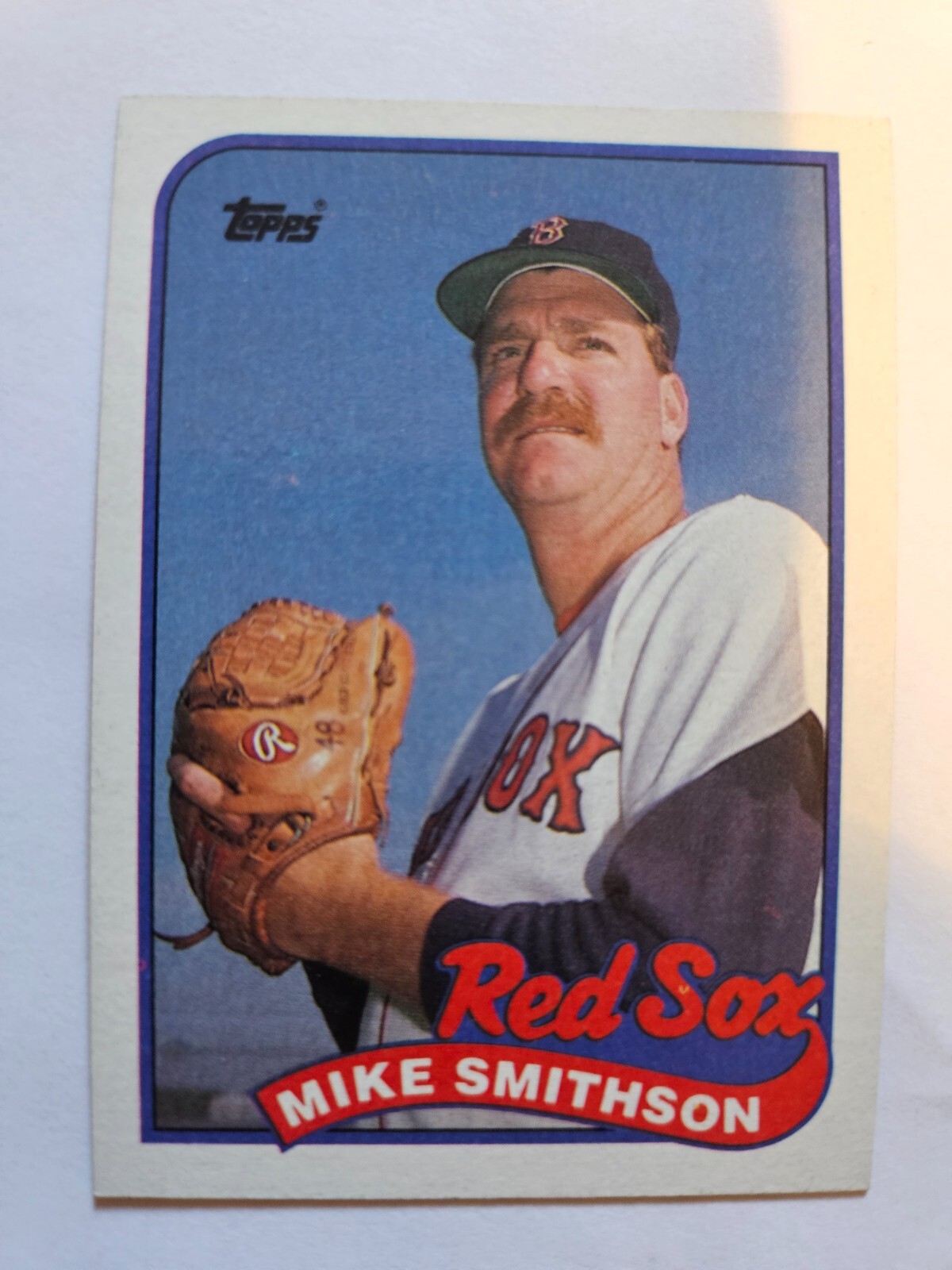 1989 TOPPS MIKE SMITHSON #377 NM
