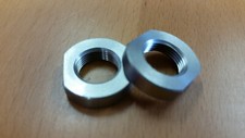 1/2" x 28 Threaded Jam Nut Stainless Steel 2 per package #2998 Made in USA!