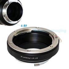 6 Bit Leica R LR Lens to Leica M Mount Adapter Epson R-D1 Ricoh GXR A12 M8 M9 M7