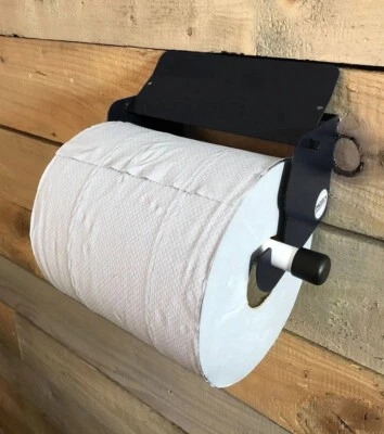 MEGAMAXX Van montierbar blau Handtuchrolle Hängehalter Spender mit Stoppbremse Werkstatt