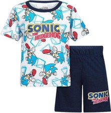 SEGA Sonic the Hedgehog Boys 2 Piece Short Sleeve T-Shirt  Shorts Set Size 3T