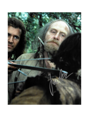 8x10'' Braveheart Druck signiert von James Cosmo 100 % authentisch + Echtheitszertifikat