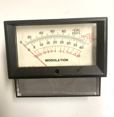 LARGE MODULATION METER FROM AUDIO RADIO ESTATE - WESTON MODEL 2041