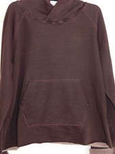 NEW WOMENS MEDIUM PORT UGG PILAR WASHED HOODIE PULLOVER SWEATSHIRT HOODED