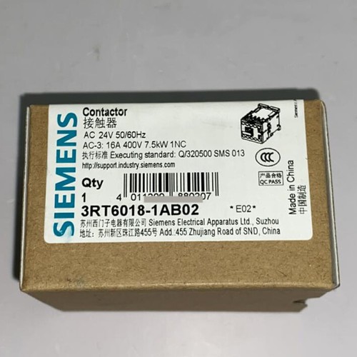 1PZ NUOVO per Contattore Siemens 3RT6018-1AB02 AC24V SPEDIZIONE VELOCE - Foto 1 di 3
