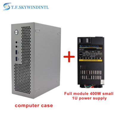 Mini ITX HTPC PC Case Tower Chassis Home Theater Media Computer Small 1U Flex