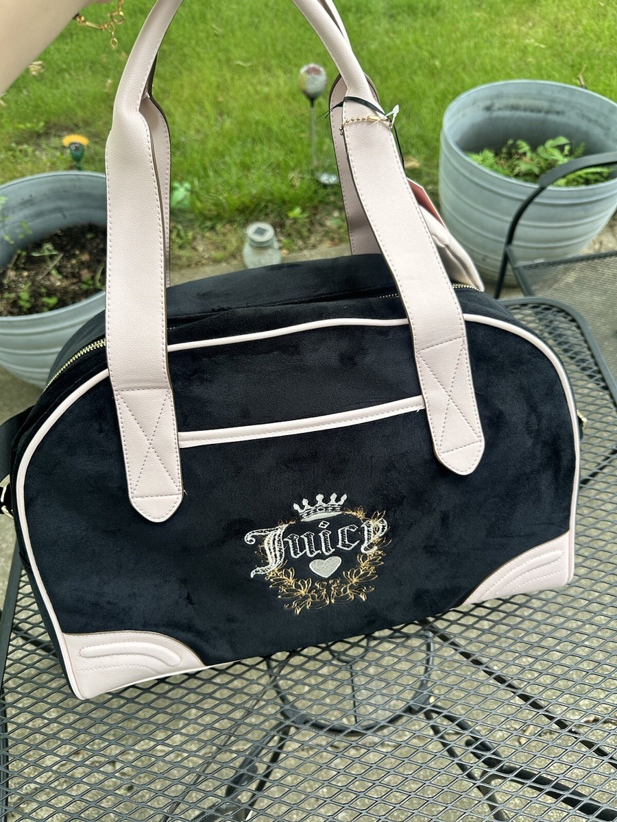 JUICY COUTURE HERITAGE WEEKENDER BAG LIQUORICE DUFFEL BAG | eBay