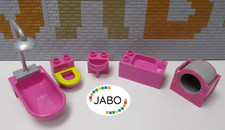 H11/8) LEGO Duplo Möbel Set Badezimmer Waschmaschine für Haus Bauernhof Ponnyhof