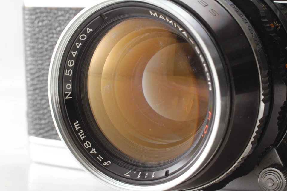 Редкий товар!! Работает!!【 Exc + 5 】 MAMIYA 35 Auto Deluxe SEKOR F.C. 48 мм F/1.7 из Японии - Изображение 2 из 4