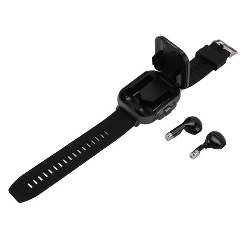Montre Connectée avec Écouteurs 2,01 Pouces Écran Bracelet Silicone Smartwatch Sans Fil H AP9 - Photo 14/24