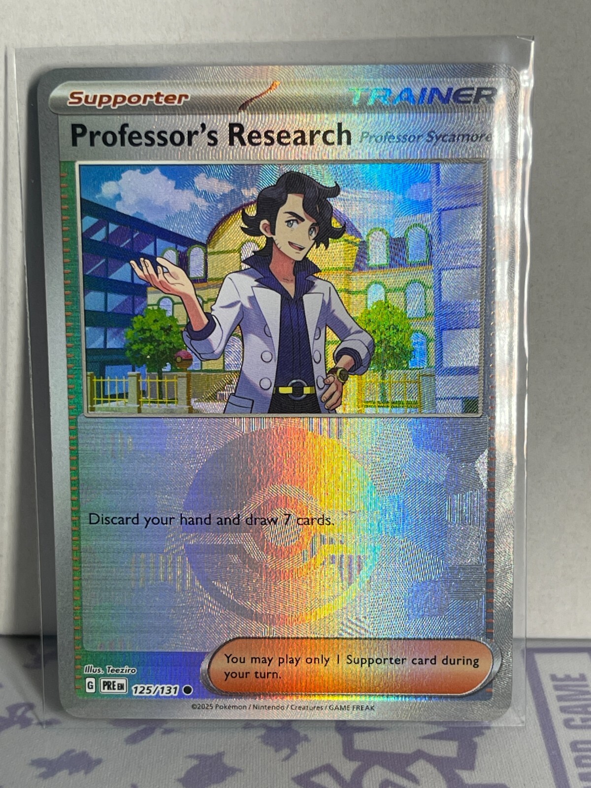 Professor's Research [Professor Sycamore] (Poke Ball Pattern) 125/131 Prismatic