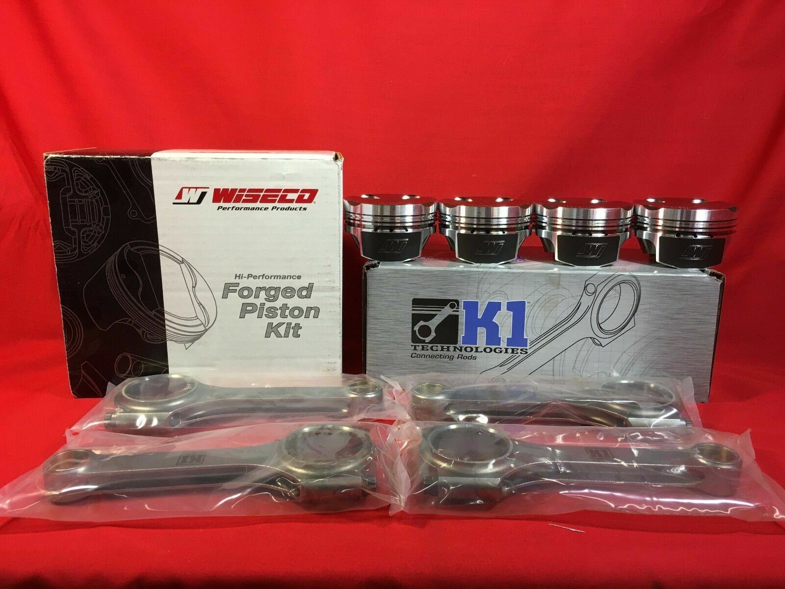 K1 Rods 039DD21131 and Wiseco Pistons K588M925AP 92.5mm for Subaru WRX