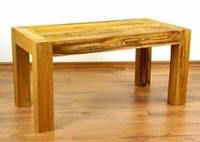 Beistelltisch Aus Teakholz, 80X40Cm, Wohnzimmertisch, Couchtisch