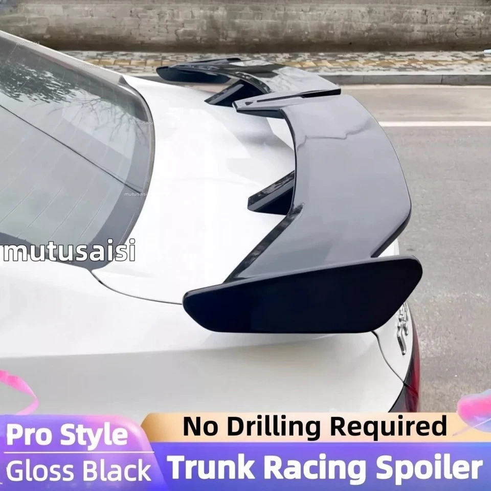 Fits 1990-1996 Nissan 300ZX "PRO Style" Trunk Lid Spoiler Wing Glossy Universal Foto 3 de 4