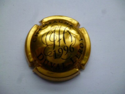 DUVAL LEROY Kapsel, Jahrgang 1996, Gold und Schwarz, Nr. 22c, wird selten
