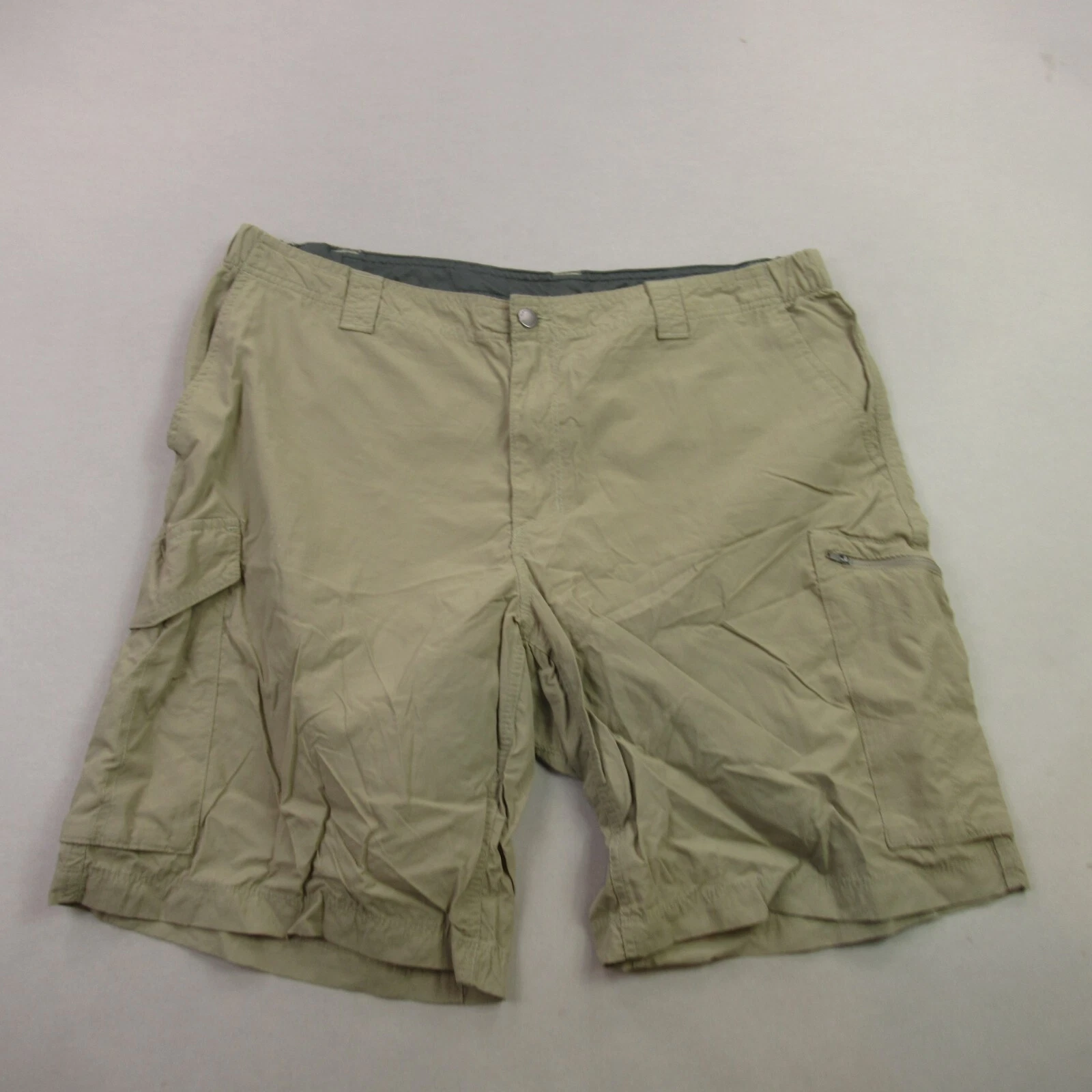 Columbia Shorts Mens 40 Pockets Button Lightweight Outdoors Cargo