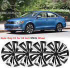 <!--F#f_0-->Set of 4 16'' Hubcaps Wheel Rim Covers Snap On Full Hub Caps For VW Jetta Golf<!--F/-->