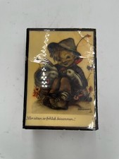Vintage Goebel Hummel Child Music Box Wooden 