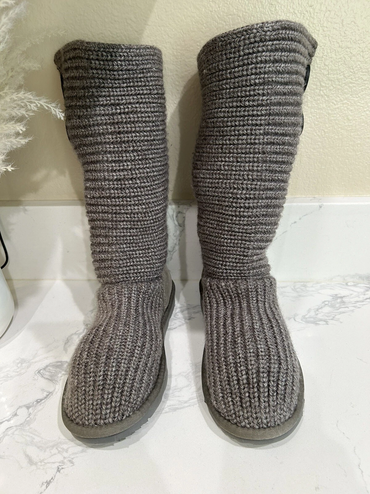 Maglione UGG Classic Cardy Button maglia grigio donna taglia US 5 bello!