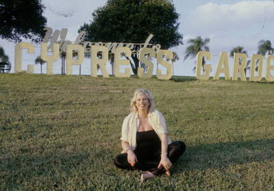 Barbara Valentin, ZDF satire, The Water polo from Schildersh - 1985 Old Photo