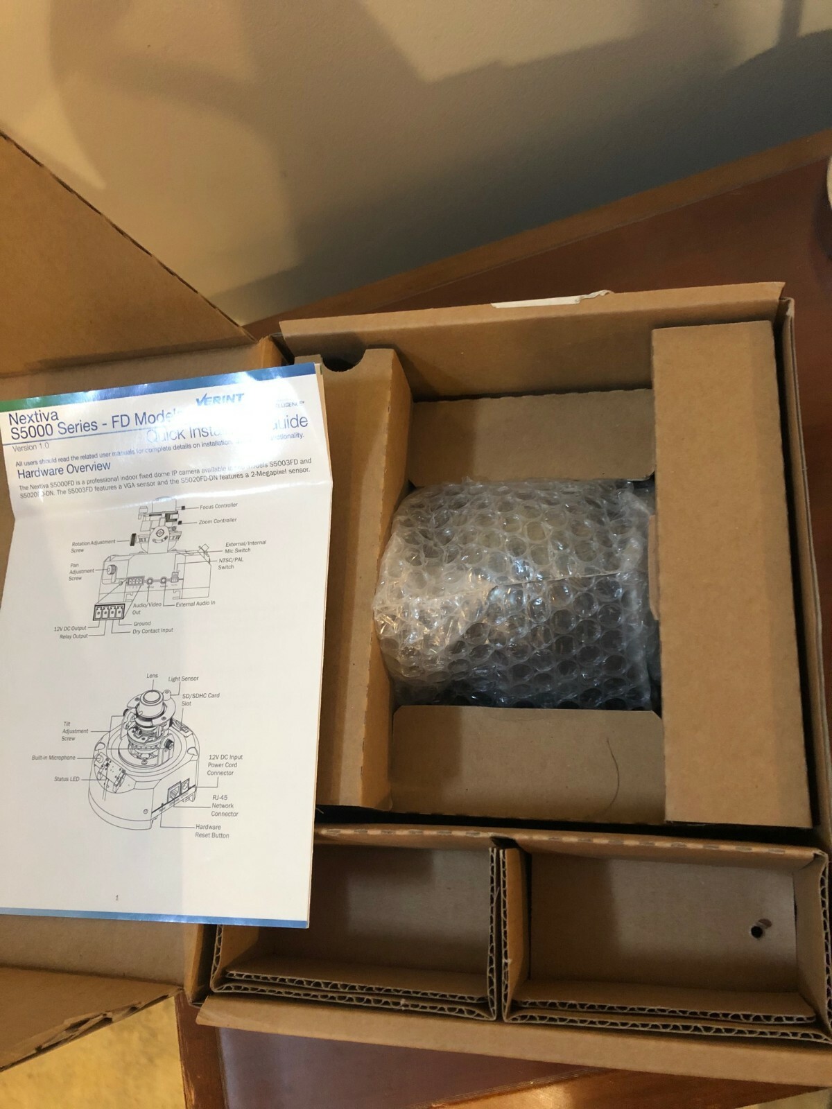 Verint S5020FDDN HighDefinition H.264 Fixed Indoor Dome IP Camera eBay