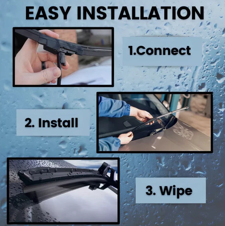 2x Windshield Premium Wipers for Hyundai i30 2012-2017 (GD) Hatch 26"14" Pair - Image 3 of 4