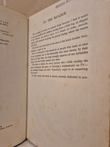 The Forbidden Voyage Earle Reynolds Hardcover 1962 - Picture 2 of 8