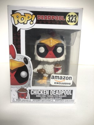 Funko POP! Marvel Chicken Deadpool #323 Amazon Exclusive W/ FREE PROTECTOR | eBay