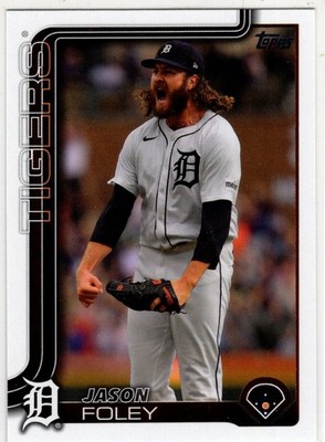 2025 Topps Series Two Baseball Jason Foley No. 410 Detroit Tigers