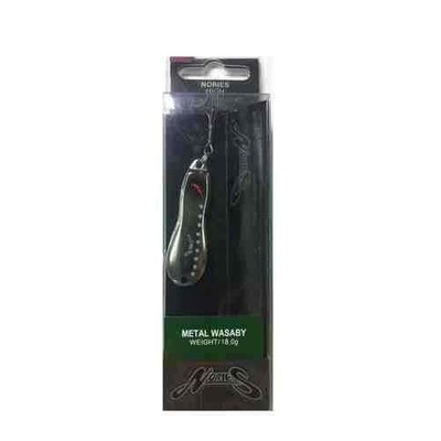 NORIES Metal Wasabi 18g BR-15 Spotted Silver