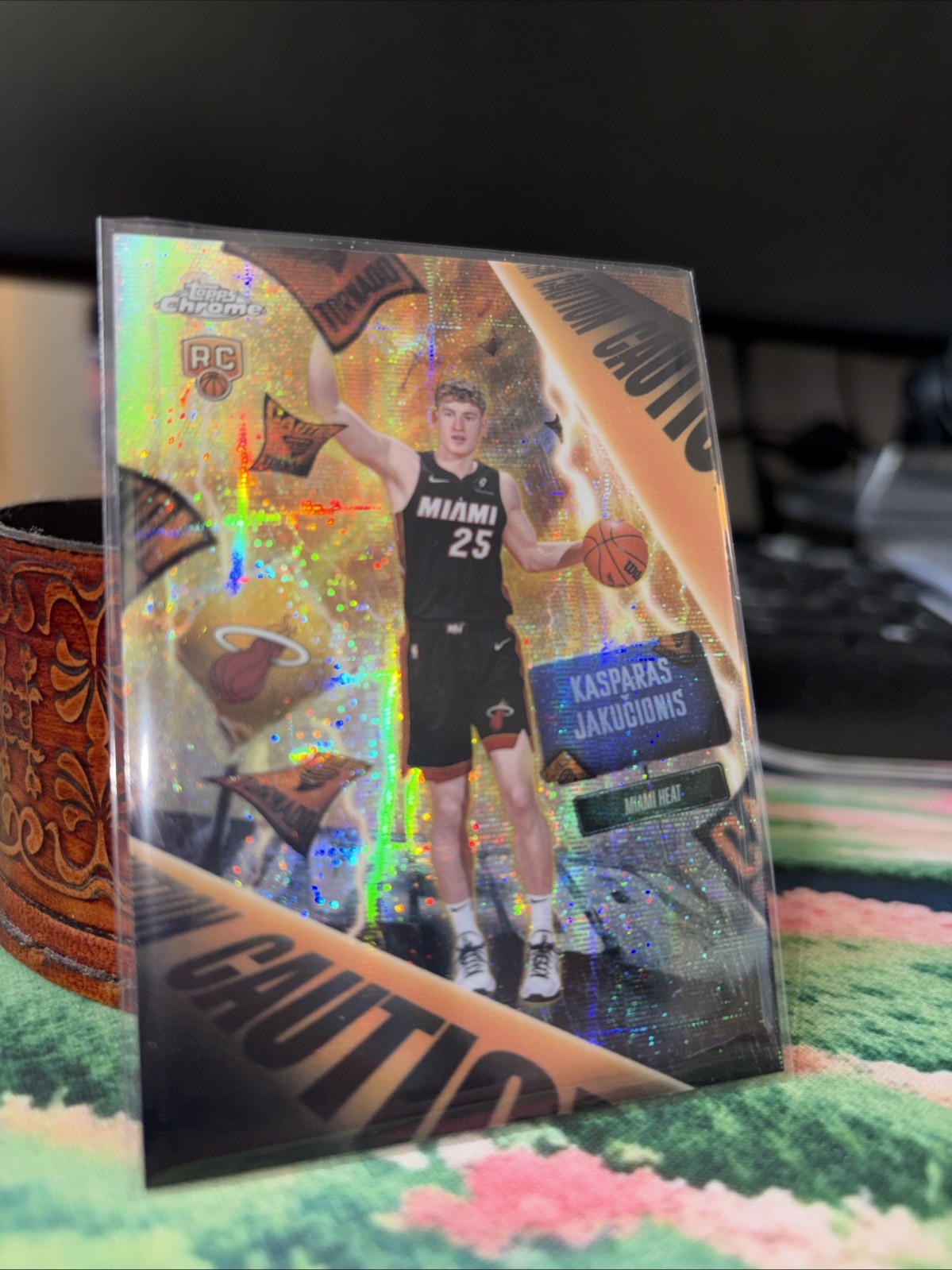 2025 Topps Chrome Kasparas Jakucionis #AD-13 Advisory Case Hit SSP Rookie Card