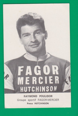 CYCLING cycling card RAYMOND POULIDOR team FAGOR MERCIER HUTCHINSON
