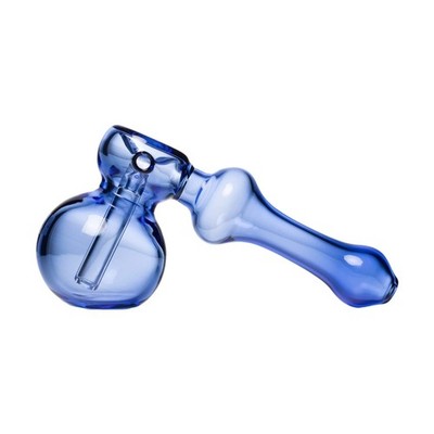 USA Glass Hammer Bubbler Hookah Bong Tobacco Water Hand Smoking Pipe Bowl Blue