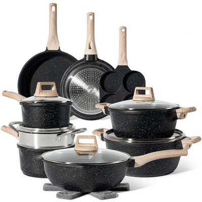 Just Perfecto Household Appliances Glas-Kochgeschirrset, 21-teilig