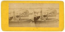 GERMANY SV - Mainz - Boats & Pier - 1860s Early!!
