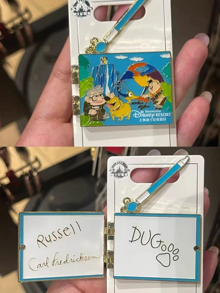 Authentic shanghai Disney Pin Mickey Princess Signature Autograph Badge - Image 4 of 4