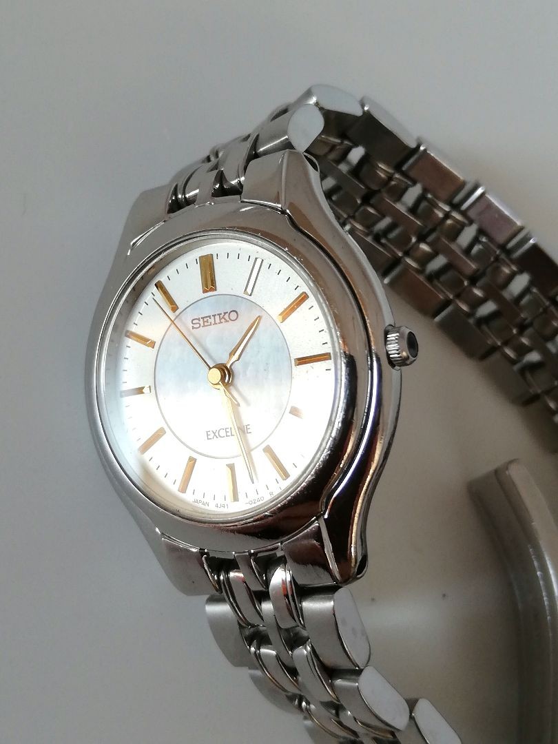 【稼働美品】SEIKO EXCELINE レディース腕時計 4J41-0030 Seiko Exceline 4J41-0030 Analog Quartz Women Annual