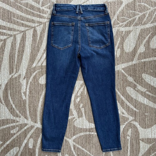 Good American Jeans Women's Size 8/29 Good Petite Skinny Ankle Dark Wash Denim - Picture 2 of 8