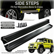 All Black Side Step Running Board Fits For Mercedes Benz W463 G-class 2001-2018