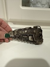 Vintage 1978 Belt Buckle Train USA Bergamot Brass Works 1002 Locomotive Railroad