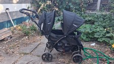 Double Seat Baby Stroller Portable Foldable Baby’s Safety Pushchair Adjustable