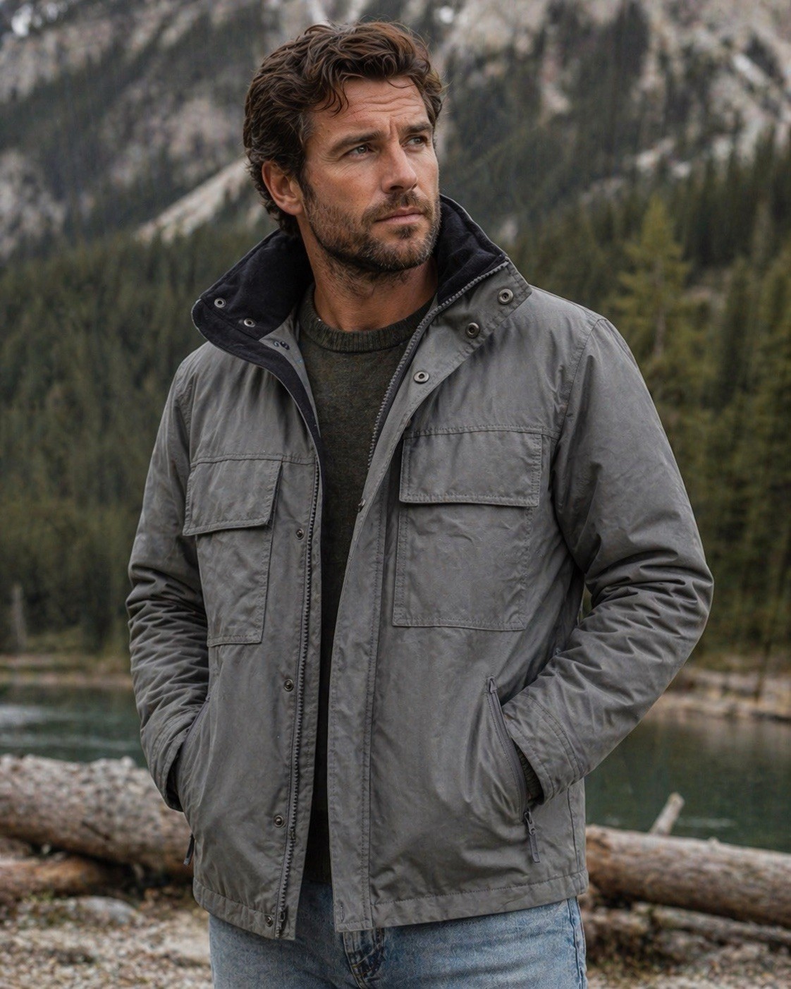 Gray Outdoor L