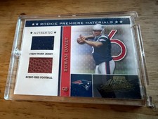 ROHAN DAVEY 2002 Absolute Rookie Premiere Materials 392/825 Card #207 Patriots. rookie card picture