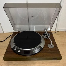 DENON DP-50L Direct Drive Record Player Turntable Brown Vintage Rare From Japan