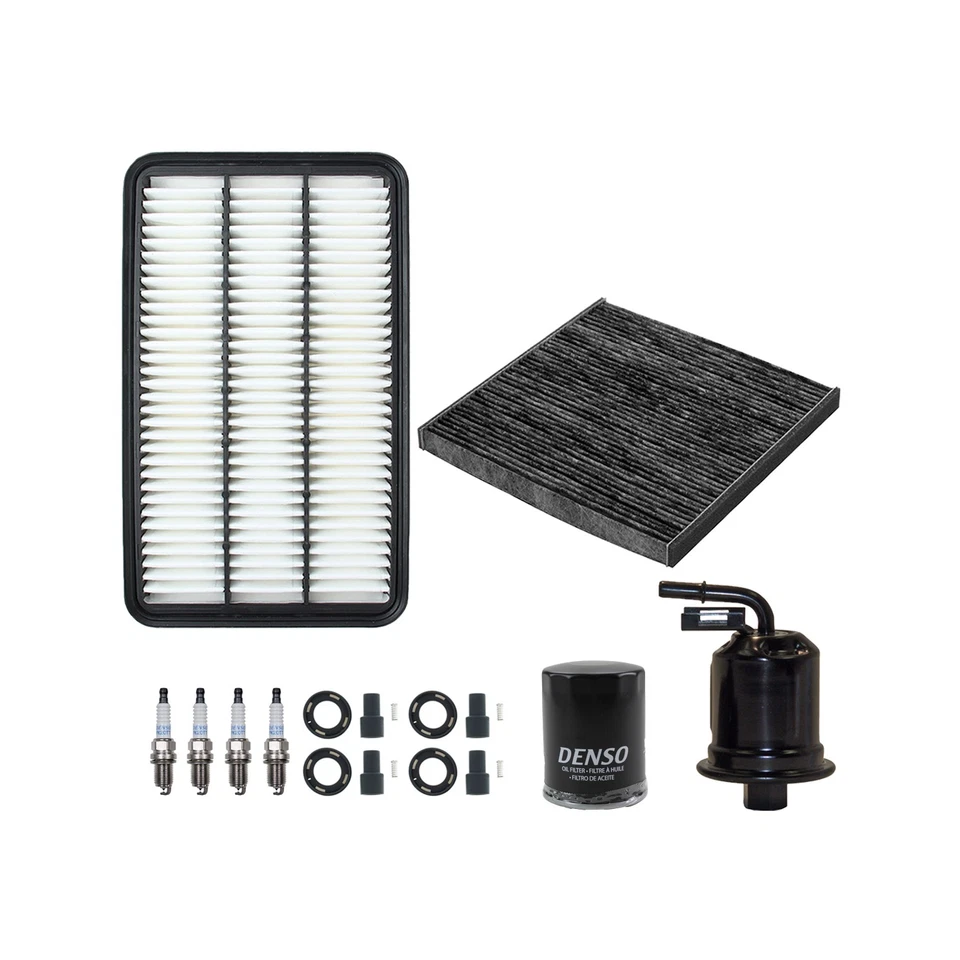 Kit de 4 bujías y botas Denso Tune Up Kit para Toyota Solara SE 2.4 L4 2002-2003 Foto 2 de 2