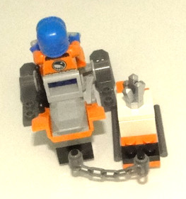 Used LEGO Arctic Snowmobile 60032 Set, 44 Pieces, Arctic Explorer Minifigure