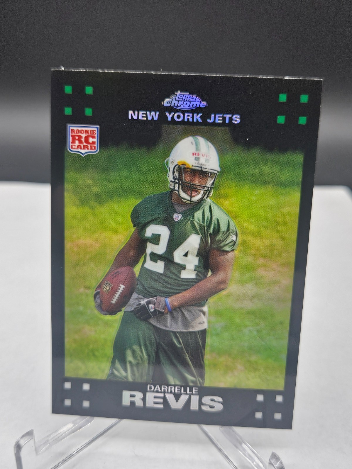 Darrelle Revis 2007 Topps Chrome Refractor (RC) #TC249 - New York Jets