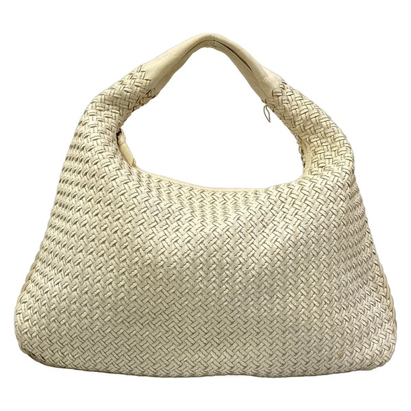 BOTTEGA VENETA Intrecciato 115654 White Leather Handbag